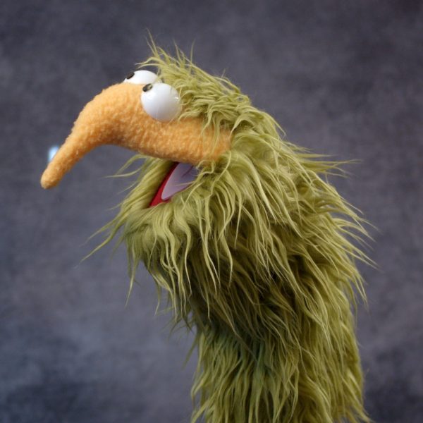 Sonk Puppets! Professional Practice Hand Puppet (green and yellow)