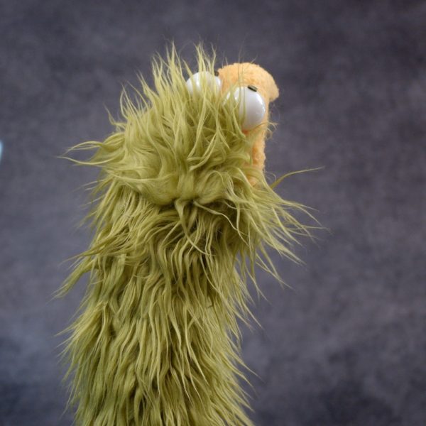 Sonk Puppets! Professional Practice Hand Puppet (green and yellow)