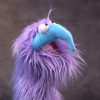 sonk_purpleblue_3.6.2 Sonk Puppets! Professional Practice Hand Puppet (purple and blue)