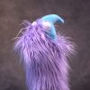 sonk_purpleblue_3.6.4 Sonk Puppets! Professional Practice Hand Puppet (purple and blue)