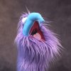 sonk_purpleblue_3.6.8 Sonk Puppets! Professional Practice Hand Puppet (purple and blue)