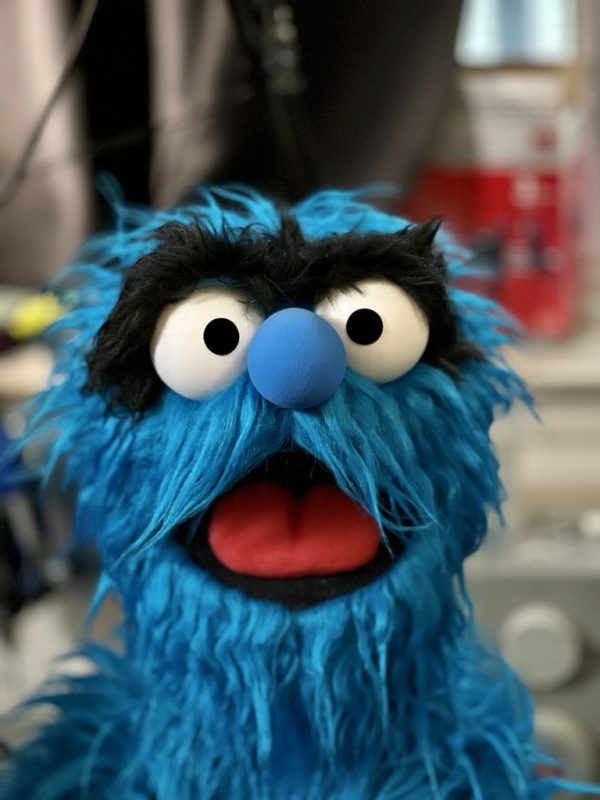 Live Hands Furry Monster with eyebrow mech