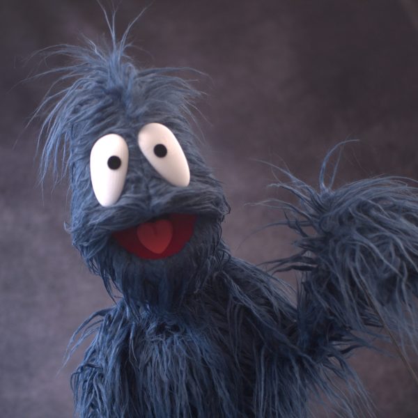 Floppy Fingered Furry Monster (blue)