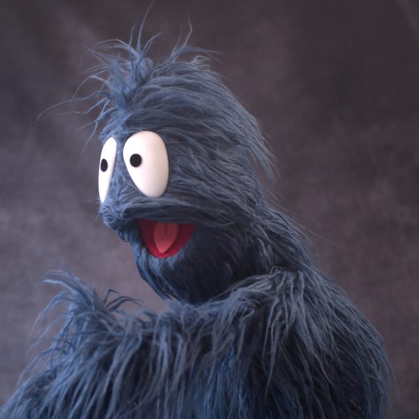 Floppy Fingered Furry Monster (blue)