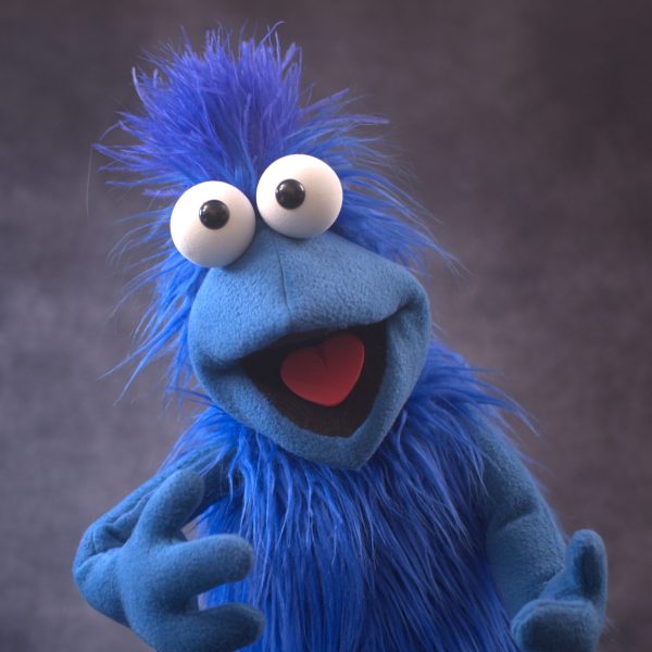 Blue Greeblee Professional Hand Puppet