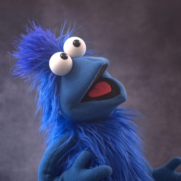 Blue Greeblee Professional Hand Puppet