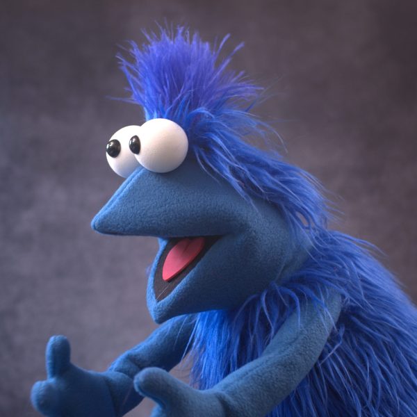Blue Greeblee Professional Hand Puppet
