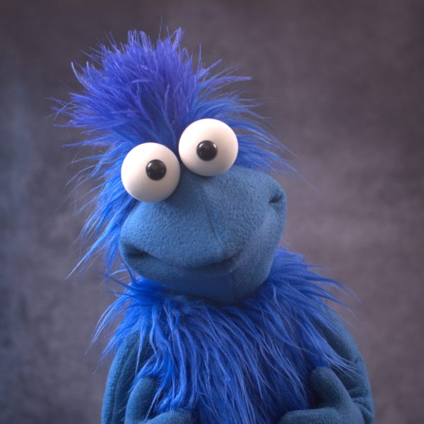 Blue Greeblee Professional Hand Puppet