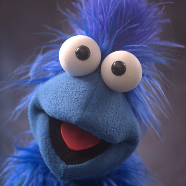 Blue Greeblee Professional Hand Puppet