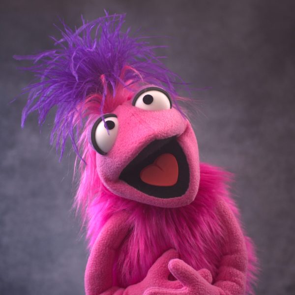 greeblee_pink_1.1.2 Pink Greeblee Professional Hand Puppet