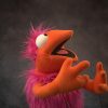 Orange & Pink Greeblee Hand Puppet