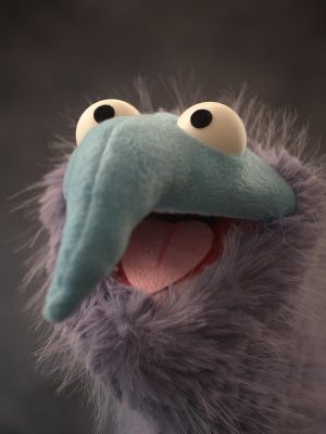 Sonk Puppets! Practice Hand Puppet (purple & blue)