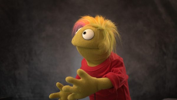 Rainbow Hair Hooman Hand Puppet