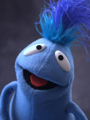 Blue Smol Hand Puppet