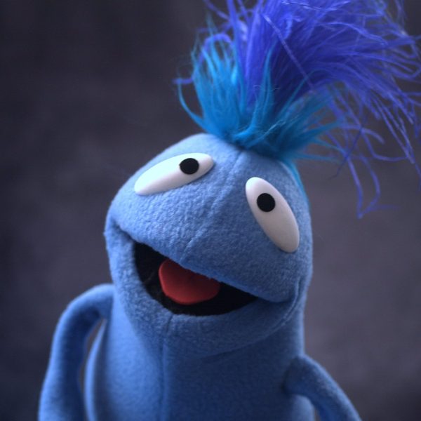 Blue Smol Hand Puppet