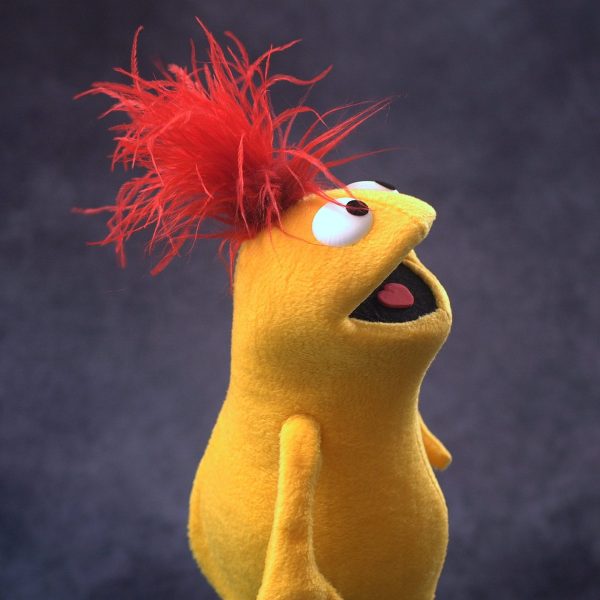 Yellow Smol Hand Puppet