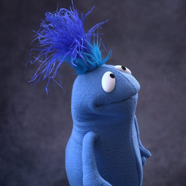 Blue Smol Hand Puppet