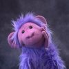 Purple Monkey Hand and Rod Puppet