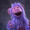 Purple Monkey Hand and Rod Puppet