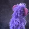 Purple Monkey Hand and Rod Puppet