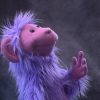 Purple Monkey Hand and Rod Puppet