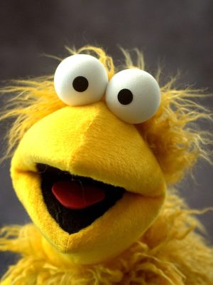 Yellow Greeblee Hand Puppet