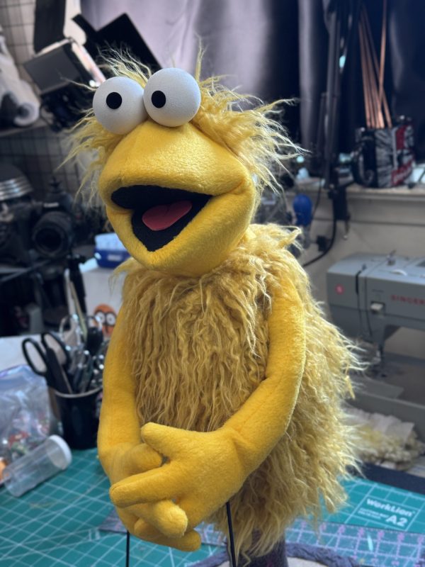 Yellow Greeblee Hand Puppet (Commission)