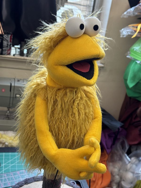 Yellow Greeblee Hand Puppet (Commission)