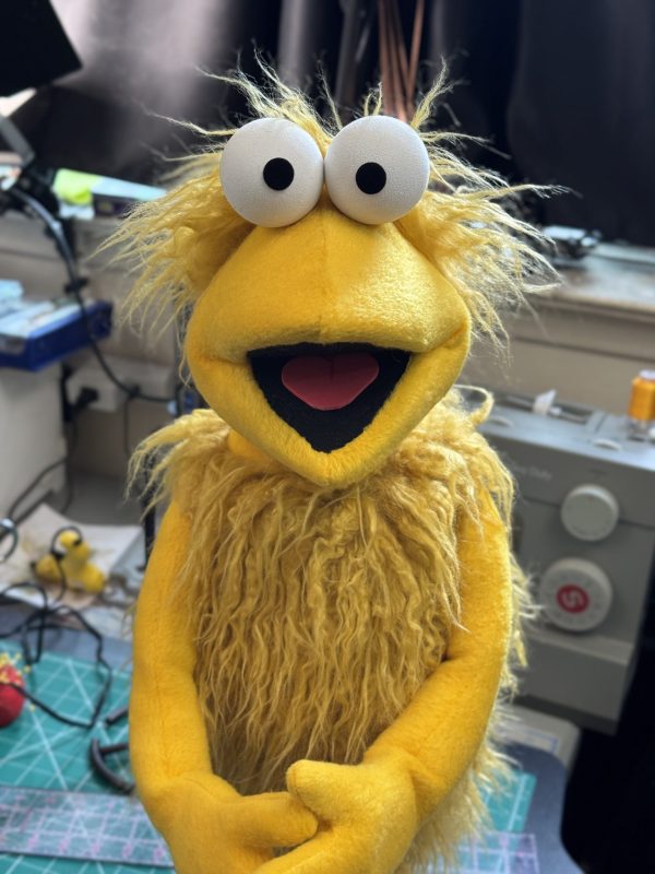 Yellow Greeblee Hand Puppet (Commission)