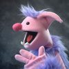 ogre_1.1.3 Live Hands Puppet Pink and Purple Ogre
