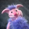 ogre_1.1.5 Live Hands Puppet Pink and Purple Ogre