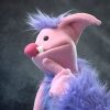 ogre_1.1.7 Live Hands Puppet Pink and Purple Ogre