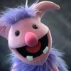 ogre_1.1.8 Live Hands Puppet Pink and Purple Ogre