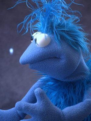 Greeblee Hand Puppet (lt blue)