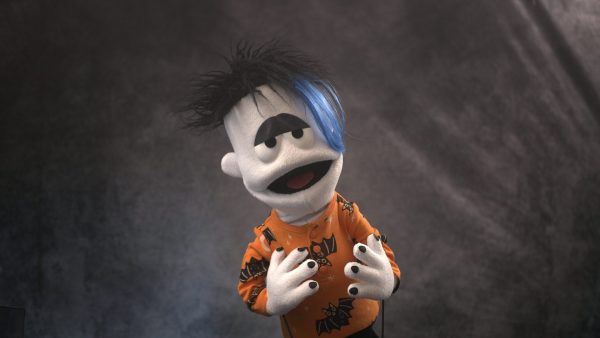 Goth Hooman Professional Hand Puppet