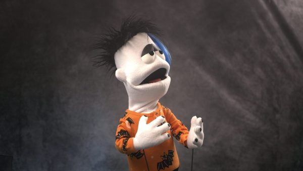 Goth Hooman Professional Hand Puppet