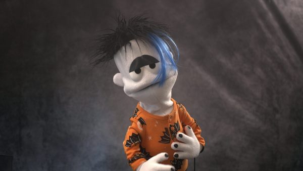 Goth Hooman Professional Hand Puppet