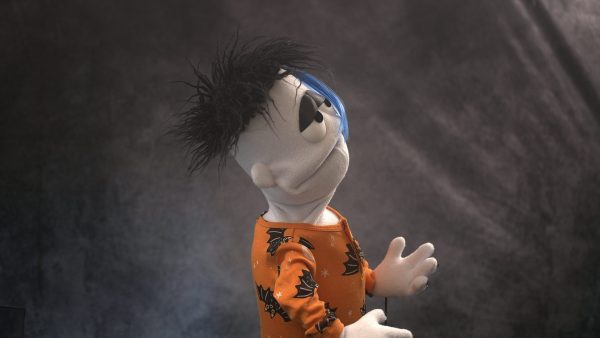 Goth Hooman Professional Hand Puppet