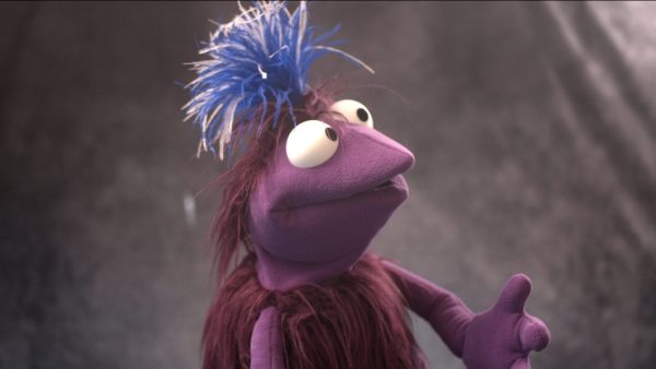 shop-f001642 Purple Greeblee Hand & Rod Puppet