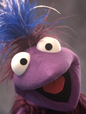 Purple Greeblee Hand & Rod Puppet